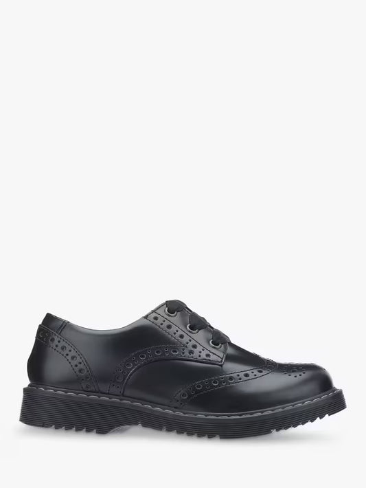 START-RITE Angry Angels ‘Impulsive’ black leather brogues