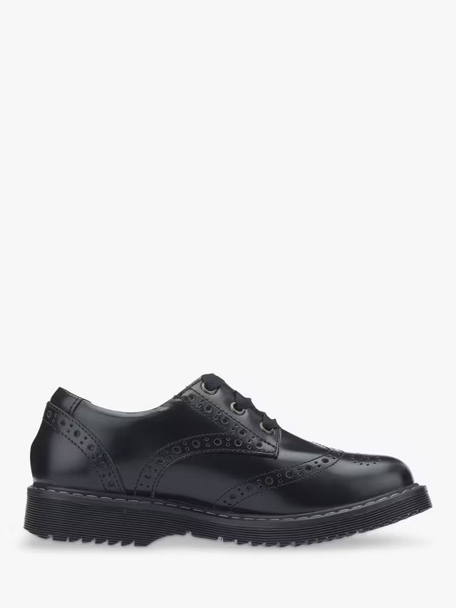 START-RITE Angry Angels ‘Impulsive’ black leather brogues
