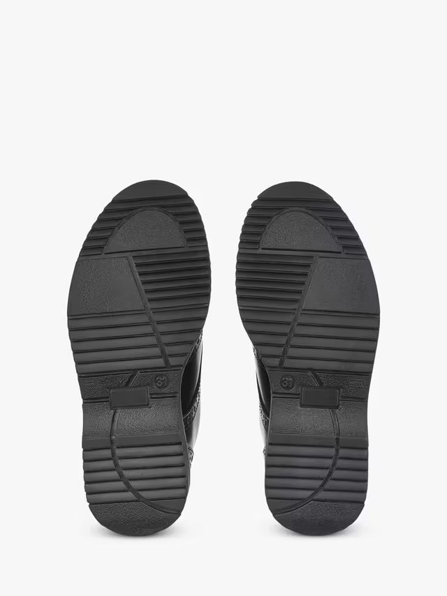 START-RITE Angry Angels ‘Impulsive’ black leather brogues