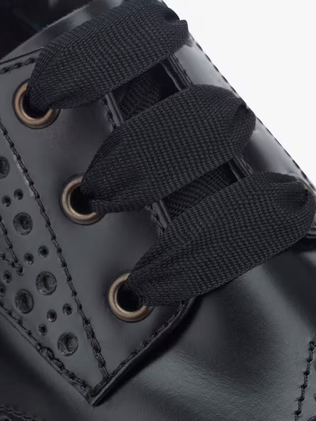 START-RITE Angry Angels ‘Impulsive’ black leather brogues