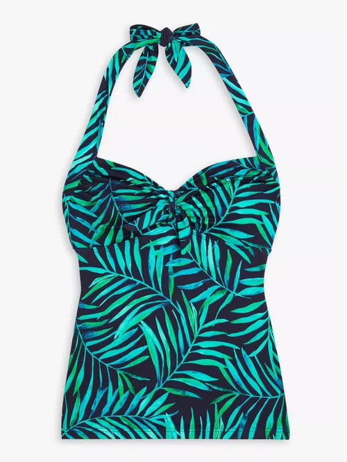 John Lewis ‘Nassau’ knot front tankini top size 10