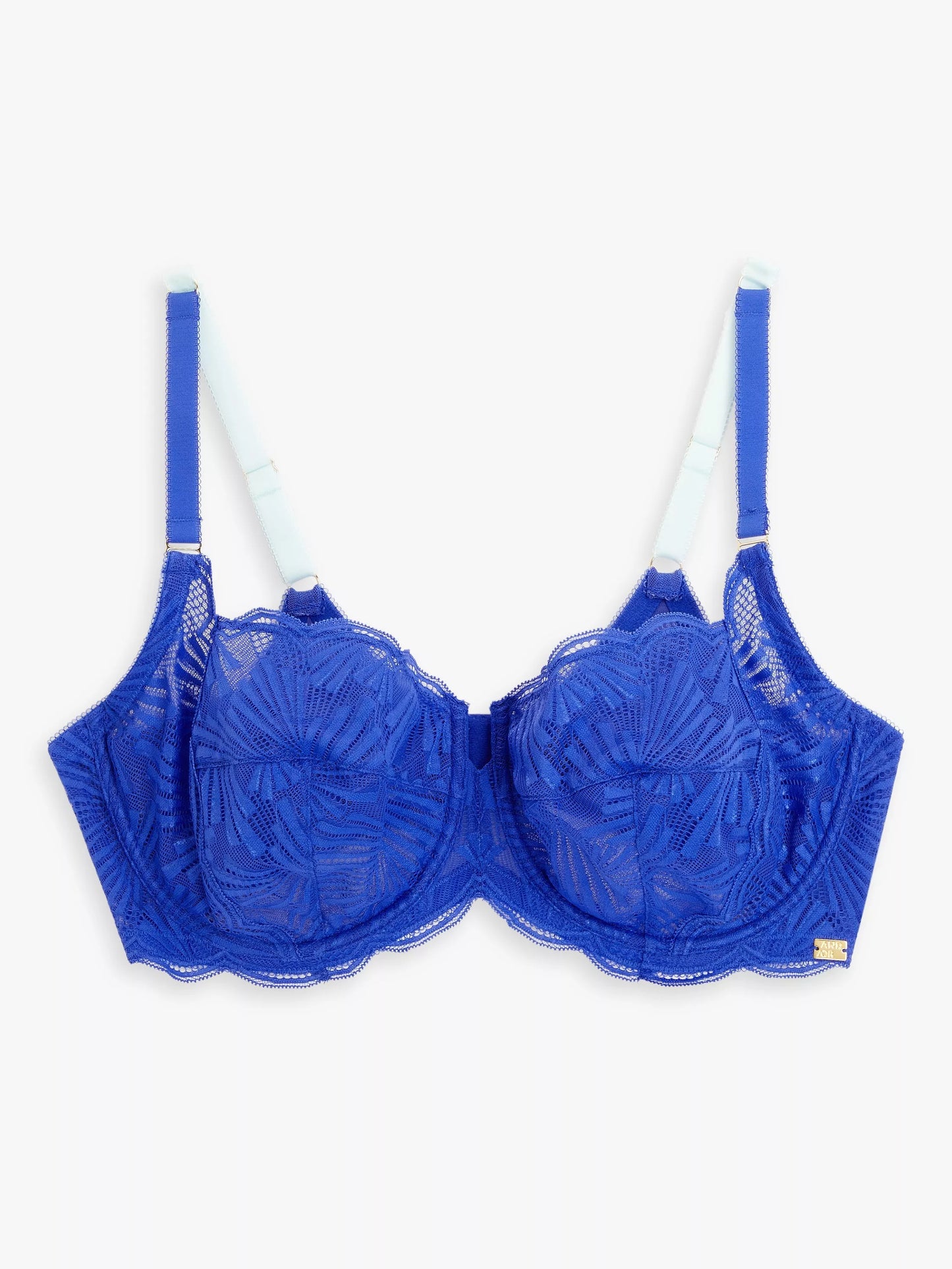 ‘Bailey’  balcony bra in cobalt blue - full support