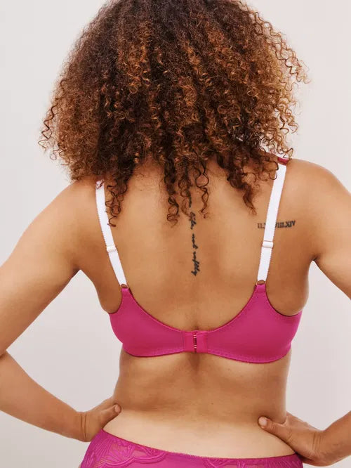 ‘Bailey’  balcony bra in fuschia 38F - full support