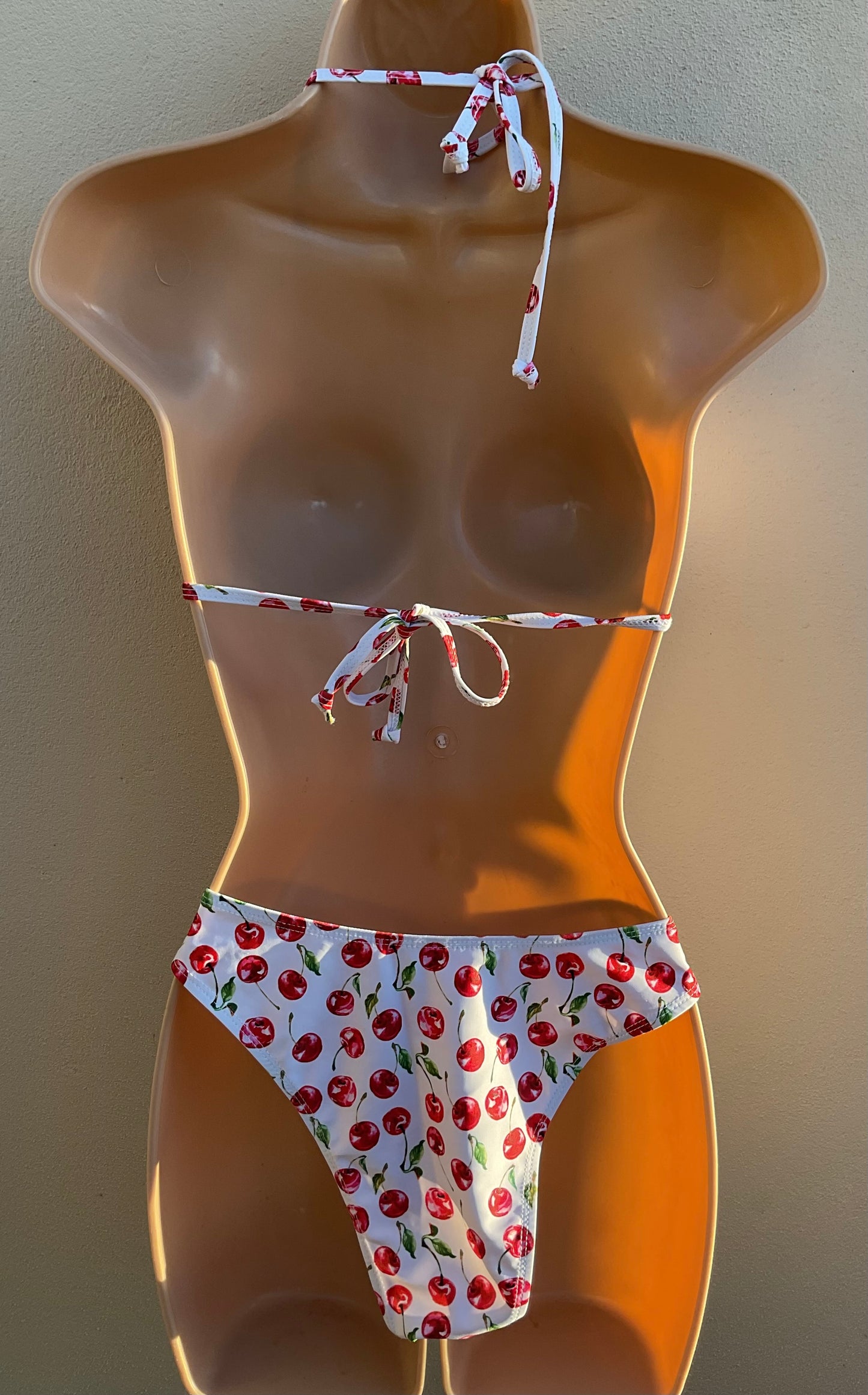 Cherry print bikini size M (10)