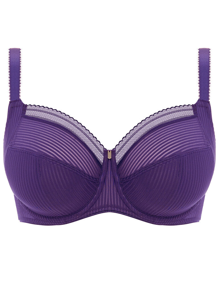 ‘Fusion’ side support bra in blackberry