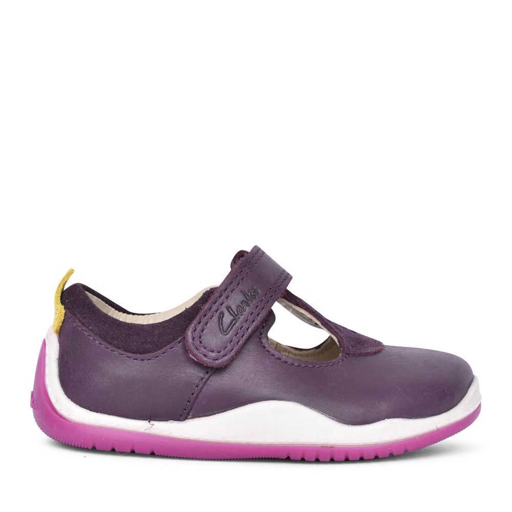 Clarks ‘Roller Bright’ in berry