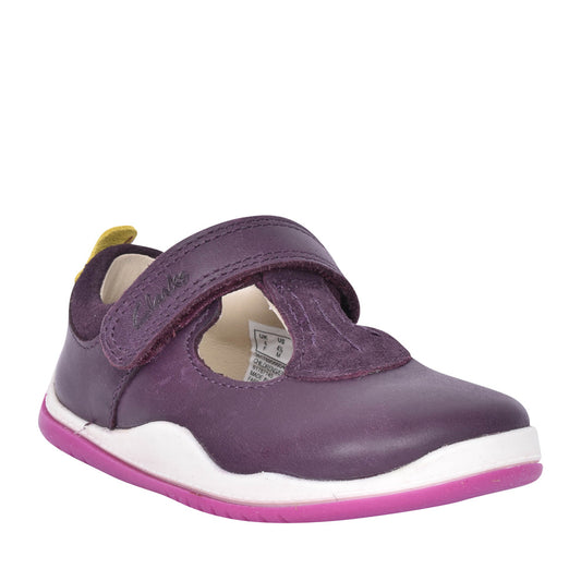 Clarks ‘Roller Bright’ in berry