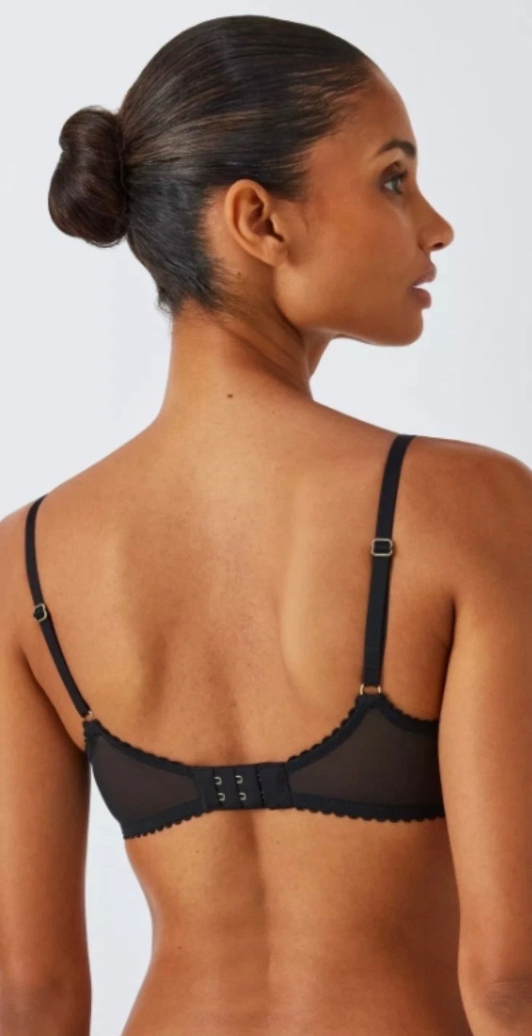 ‘Blake’ floral lace balcony bra
