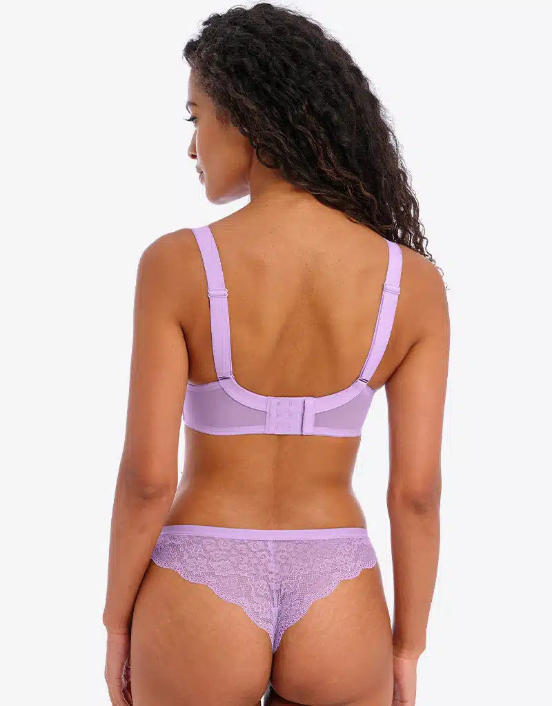 ‘Fancies’ plunge bra in lavender size 34E