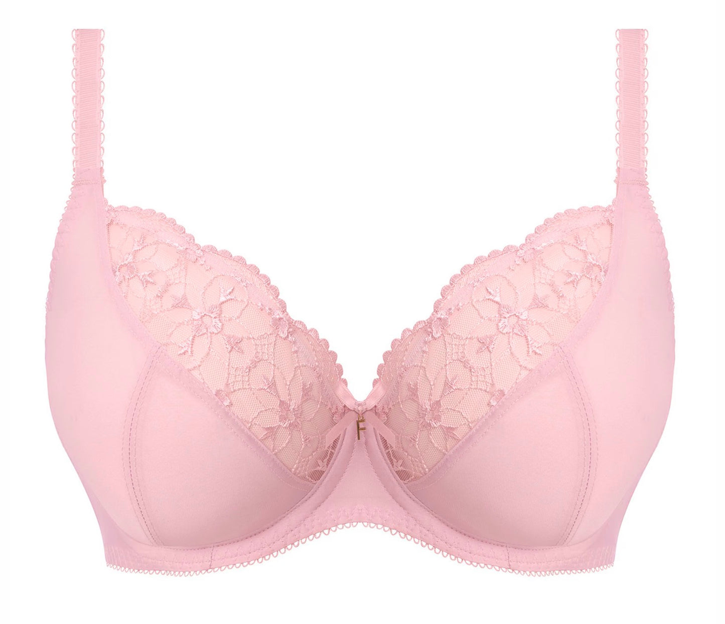 ‘Hallie’ plunge bra in pink champagne