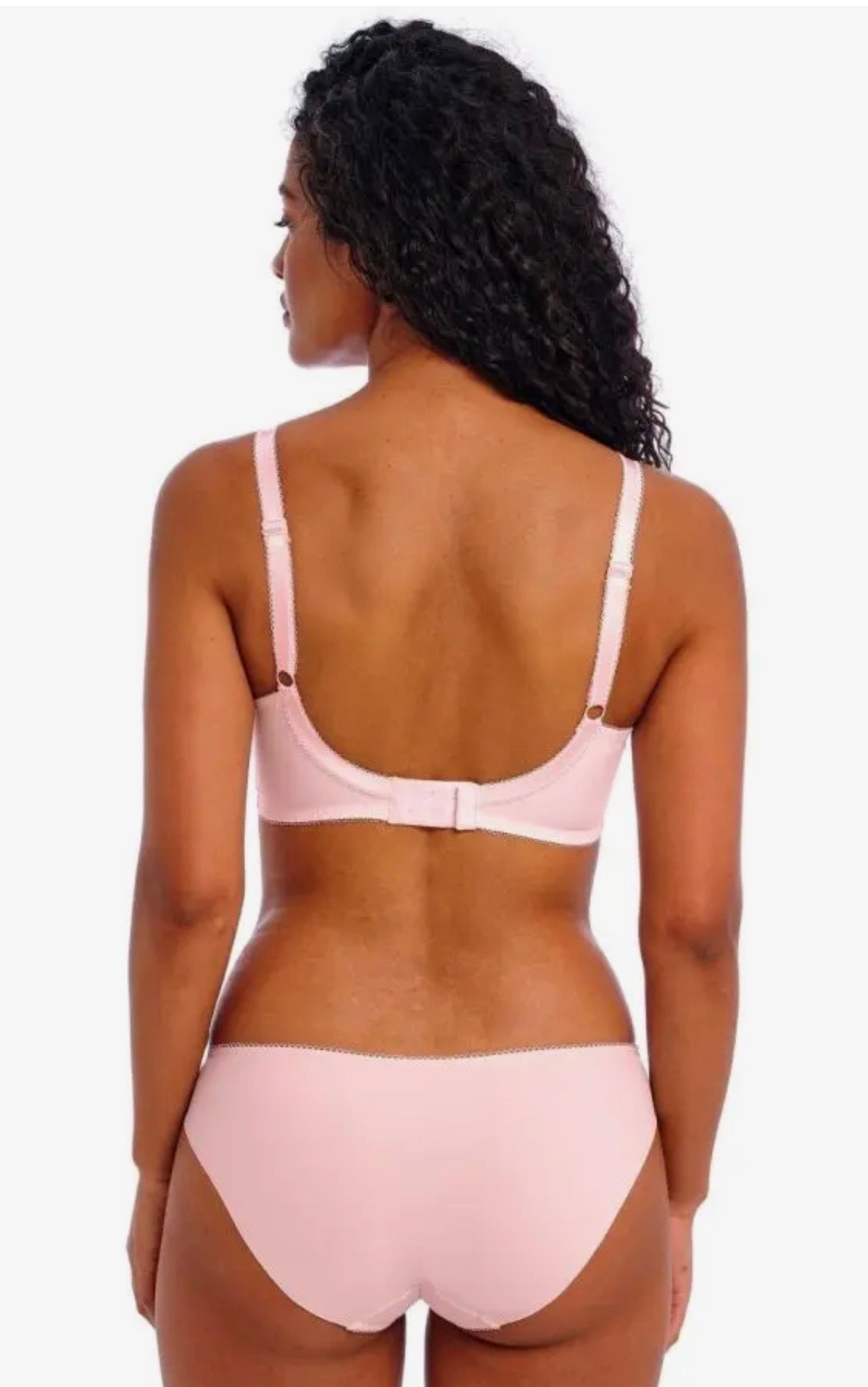 ‘Hallie’ plunge bra in pink champagne