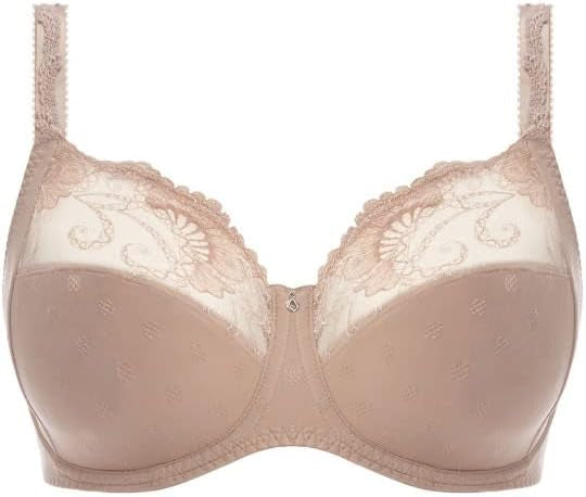 ‘Jocelyn’ full cup, side support bra in natural beige