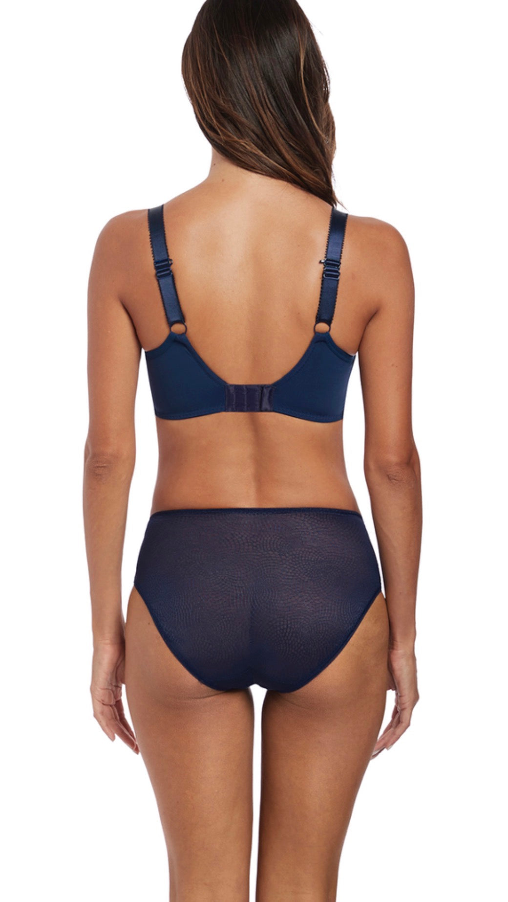 ‘Memoir’ moulded t shirt bra in navy