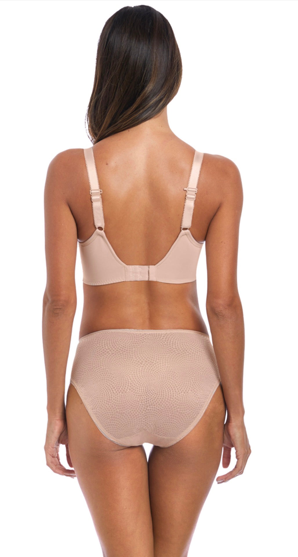 ‘Memoir’ moulded t shirt bra in beige 34D