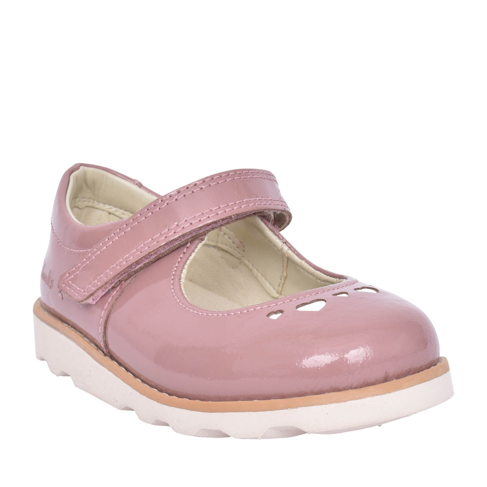 Clarks ‘Crown Jane’ in dusty pink patent leather
