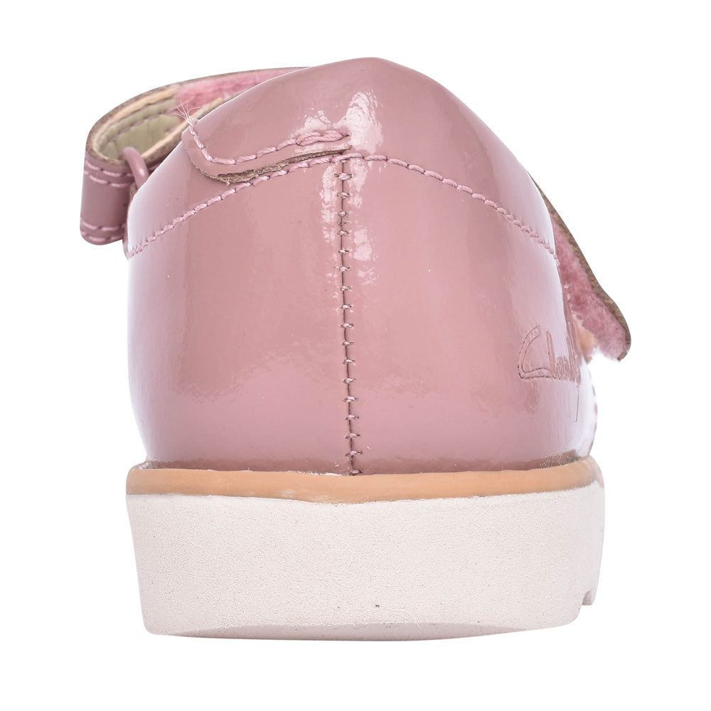 Clarks ‘Crown Jane’ in dusty pink patent leather
