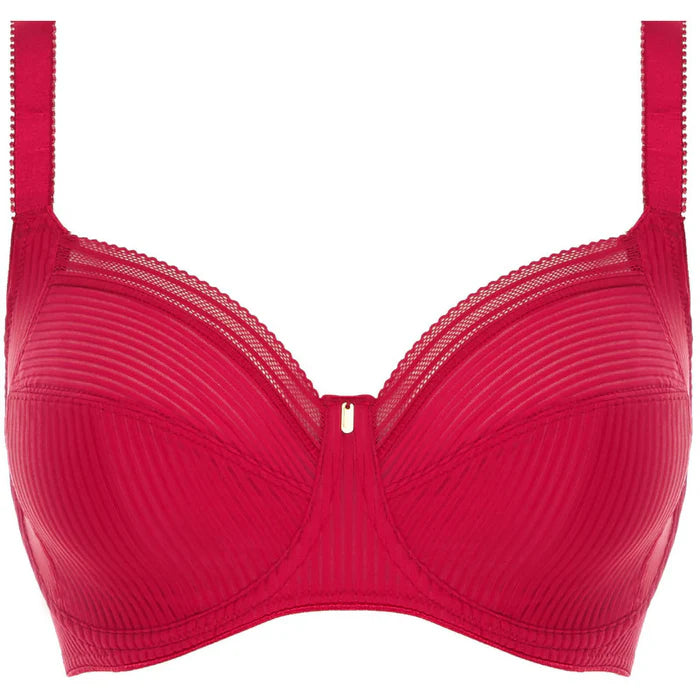 ‘Fusion’ side support bra in red 32DD