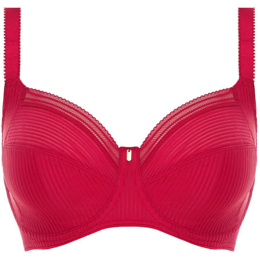 ‘Fusion’ side support bra in red 32DD