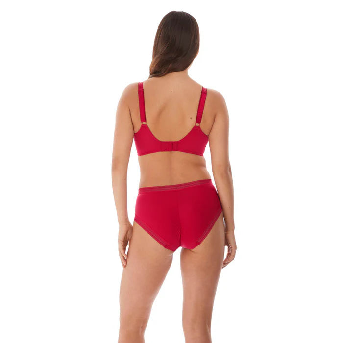 ‘Fusion’ side support bra in red 32DD