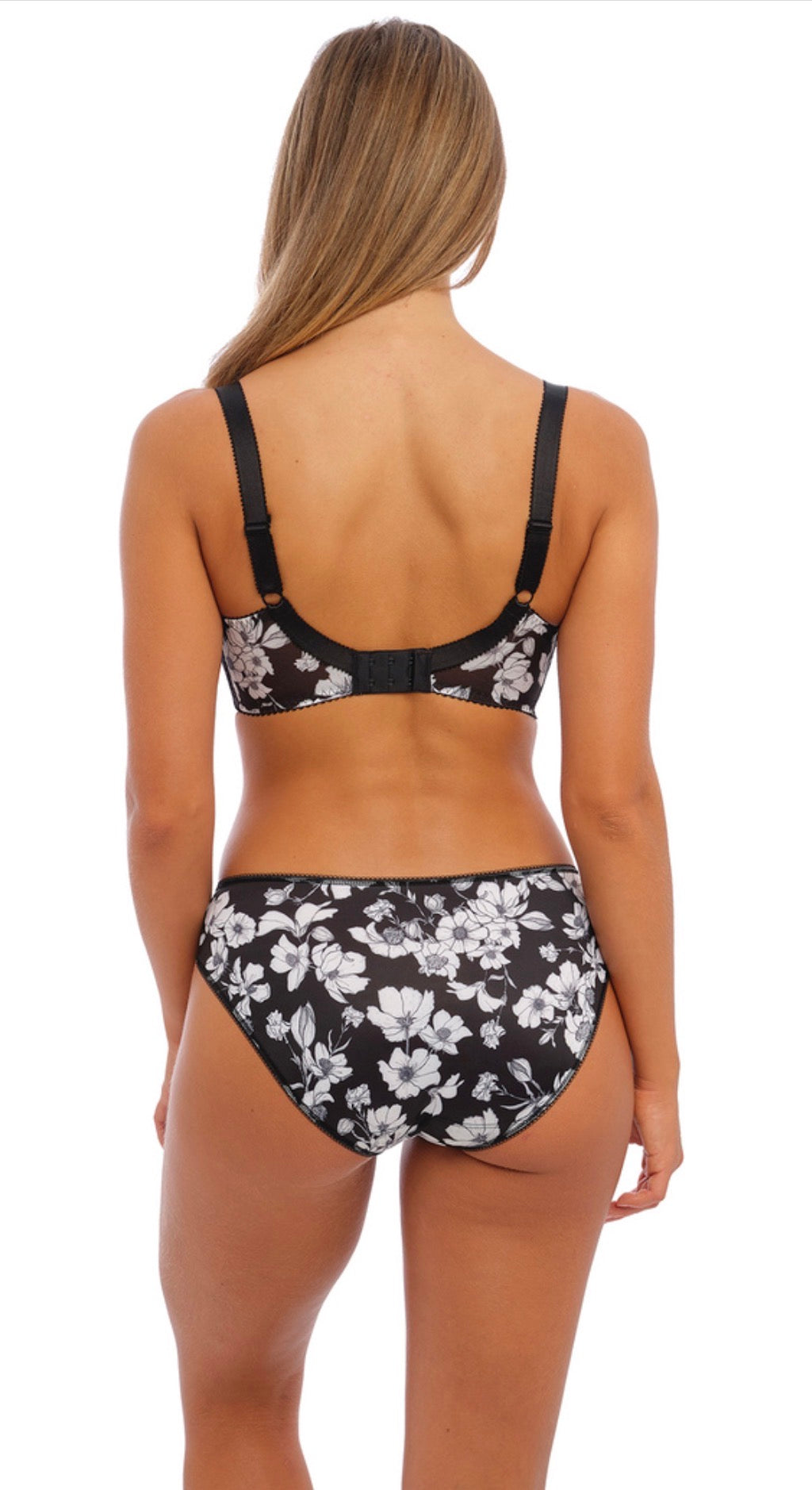‘Olivia’ side support bra in black 30F