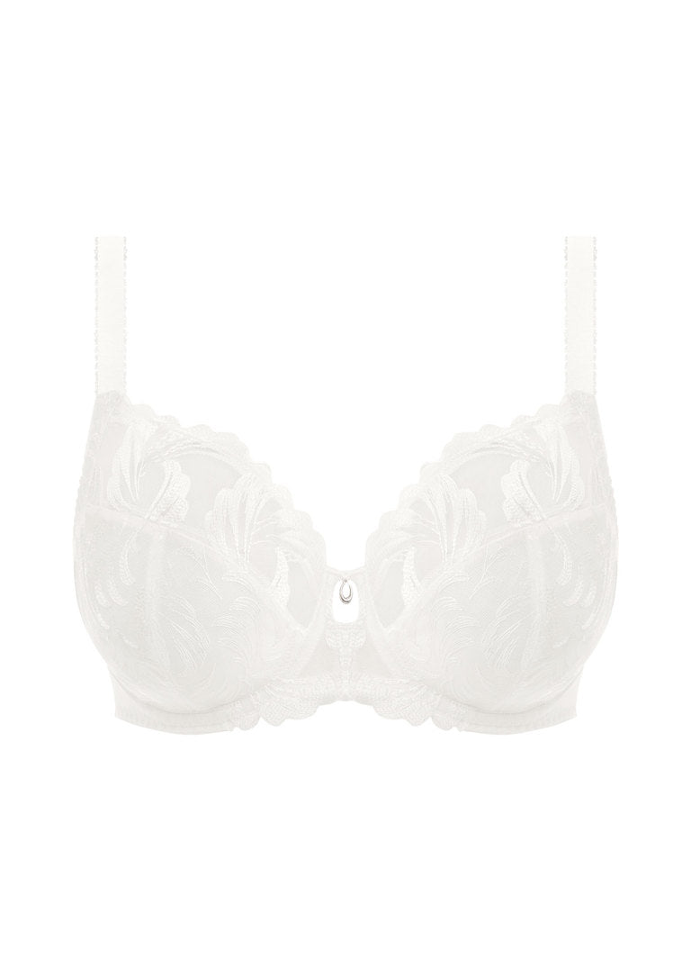 ‘Anoushka’ side support plunge bra in ivory size 30DD