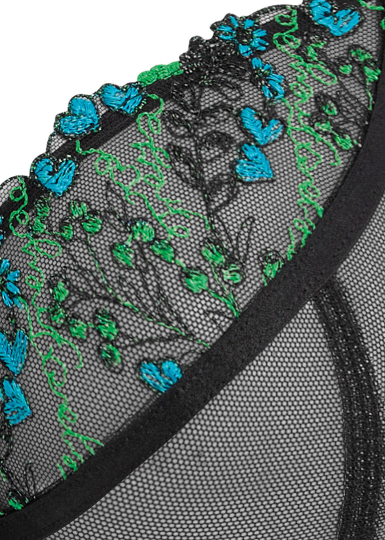 ‘Show off’ plunge bra in black size 32DD