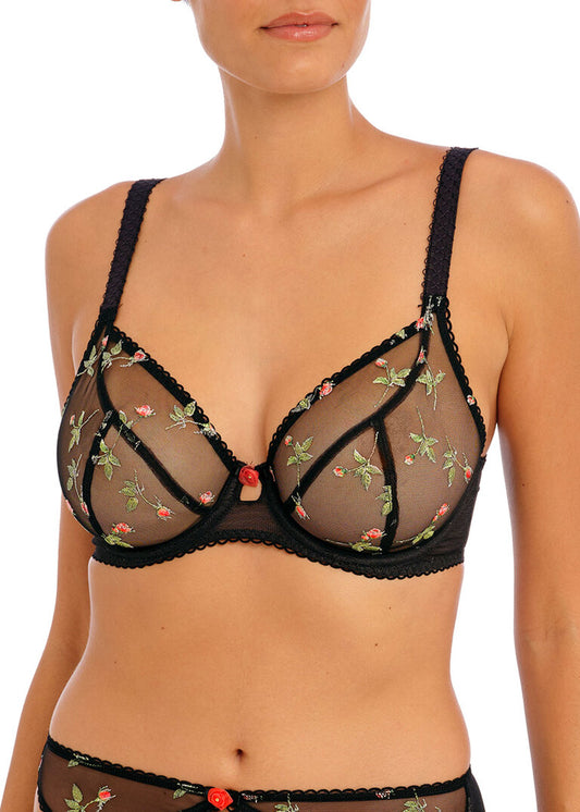‘Rose Blossom’ plunge bra size 36DD