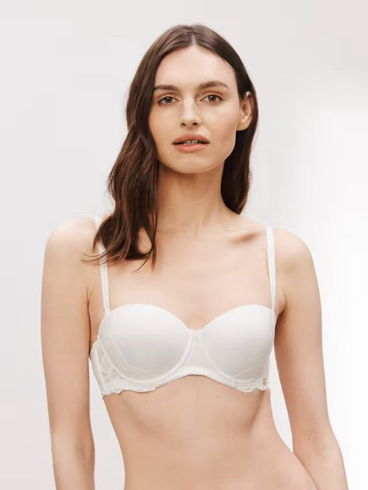 ‘Wren’ multi-way strapless bra in ivory