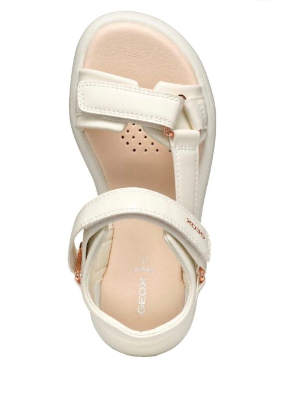 GEOX sandal PuffyPop girl in light ivory size 3 (36)