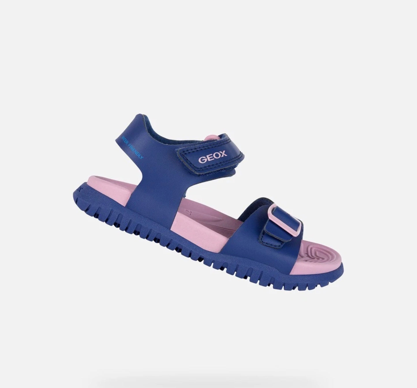 GEOX Fusbetto water friendly sandal in navy/pink size 5 (38)