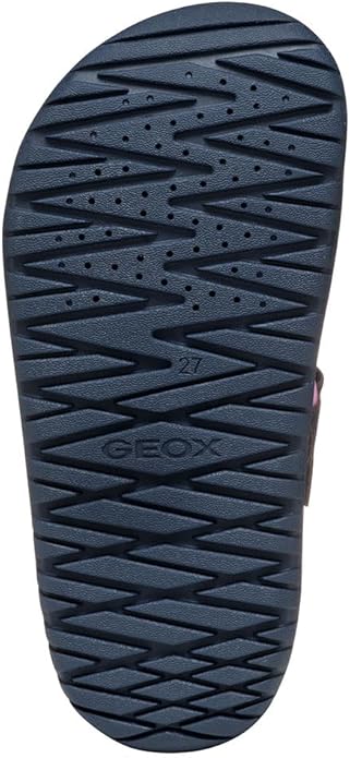 GEOX Fusbetto water friendly sandal in navy/pink size 5 (38)