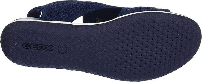 GEOX vega women’s sandal in navy size 6 (39)