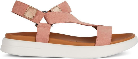 GEOX Xand 2S B sandals in dk skin/rose size 2.5 (35)