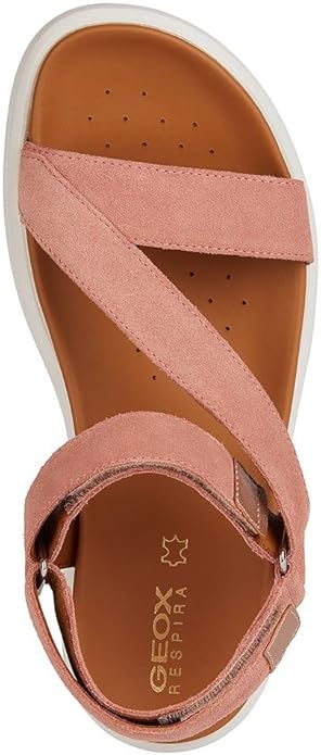 GEOX Xand 2S B sandals in dk skin/rose size 2.5 (35)