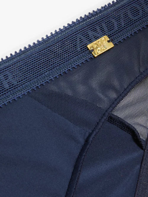 ‘Fleur’ bikini briefs in navy