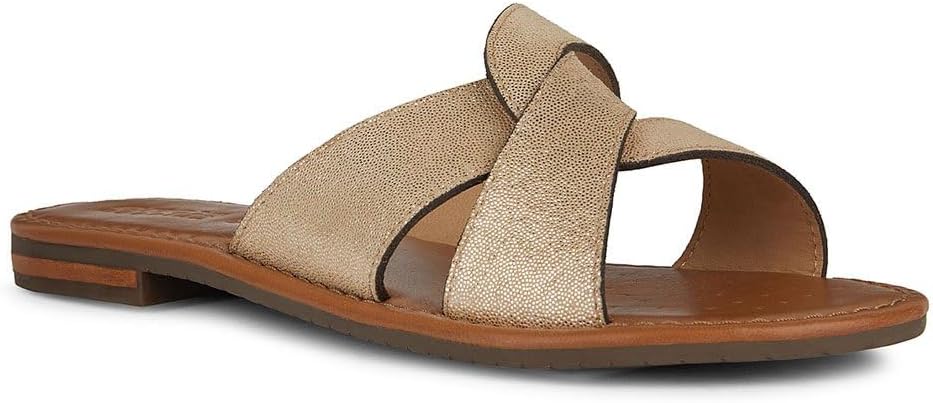 GEOX D Sozy SC in gold suede size 6 (39)