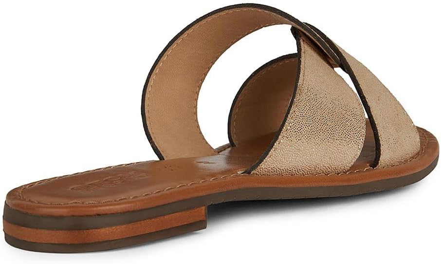 GEOX D Sozy SC in gold suede size 6 (39)