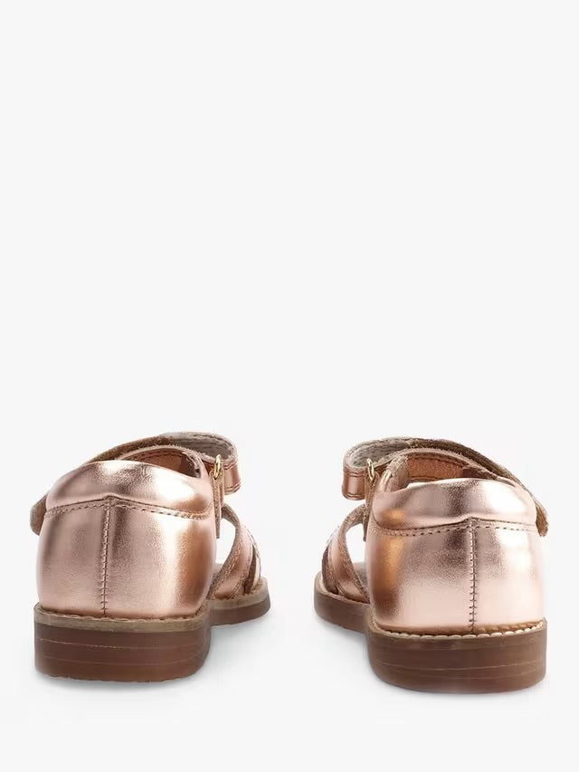 START-RITE ‘Seashore’ sandal in rose gold leather size 5.5F (22F)