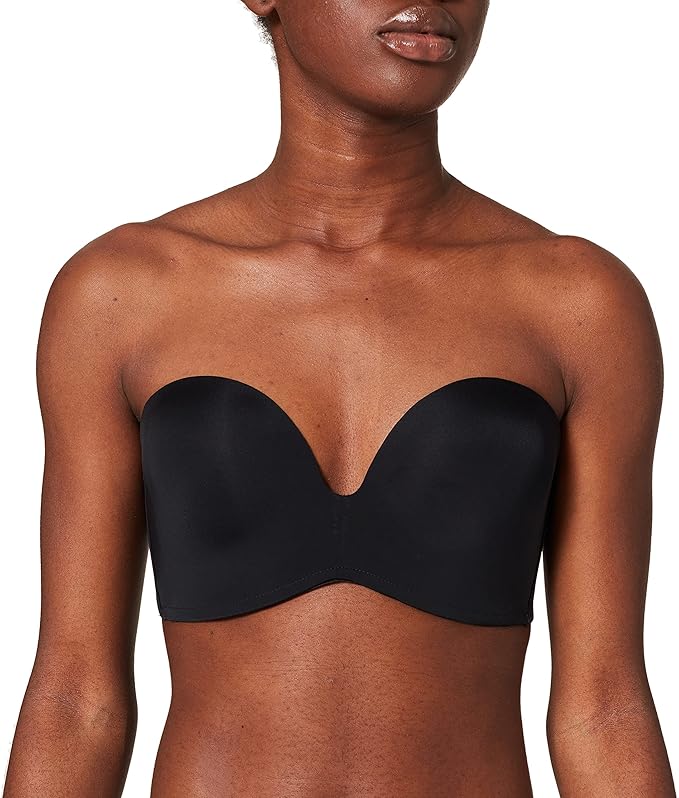Wonderbra ultimate strapless push-up bra in black
