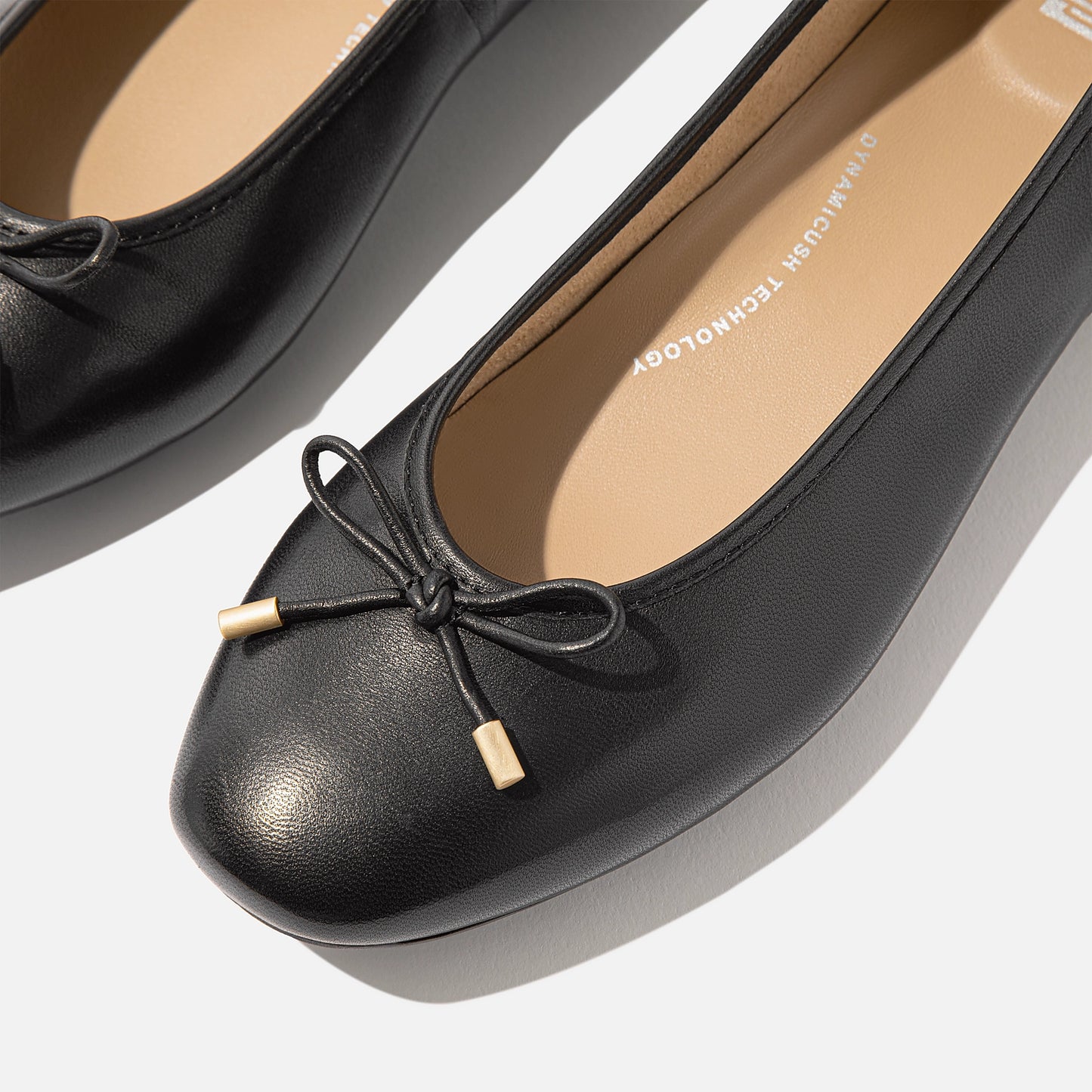FITFLOP  delicate ballerina in black leather size 5.5 (38.5)