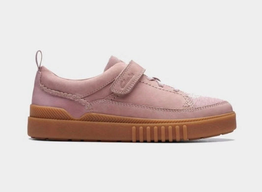 CLARKS Somerset Tor in dusty pink size 3G (35.5) wide