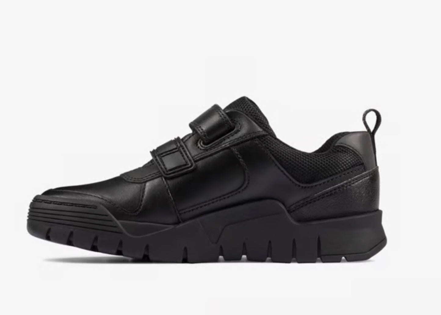 CLARKS Scooter Speed in black leather size 12F (30)