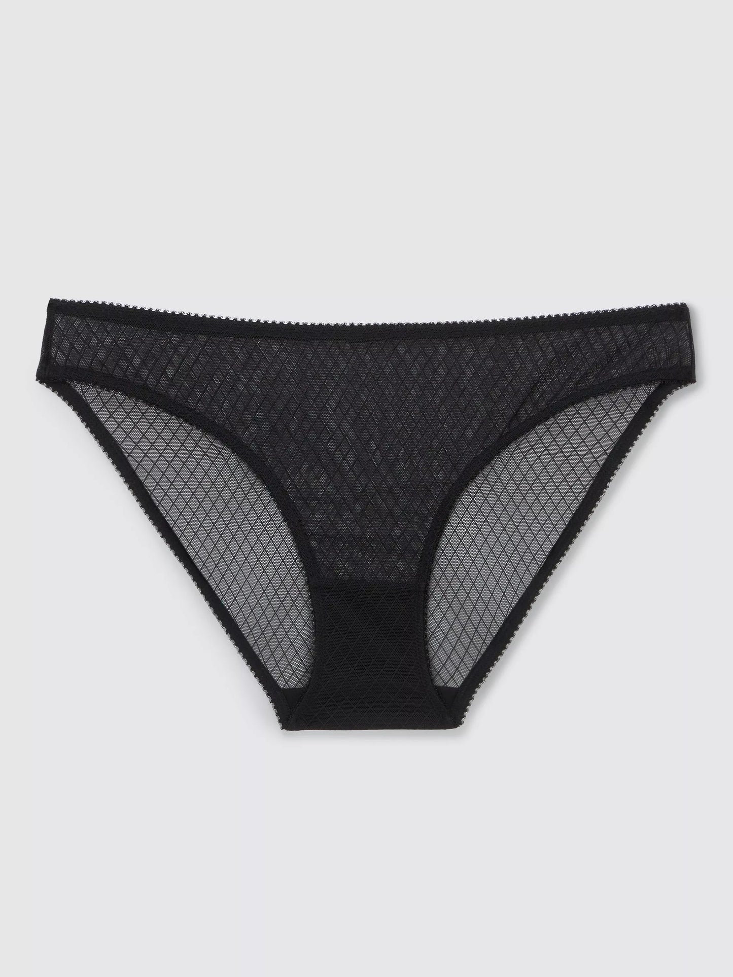 ‘Marley’ geo bikini briefs in black size 14