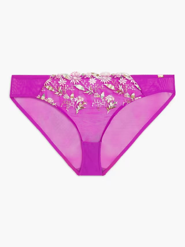 ‘Kiki’ ombre bikini briefs in orchid size 8