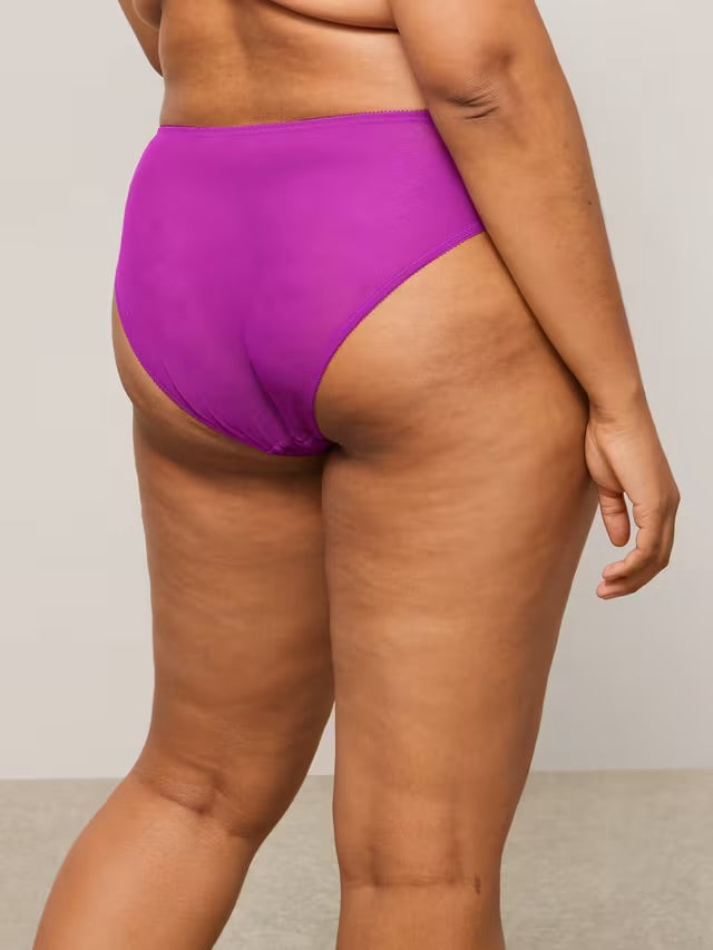 ‘Kiki’ ombre bikini briefs in orchid size 8
