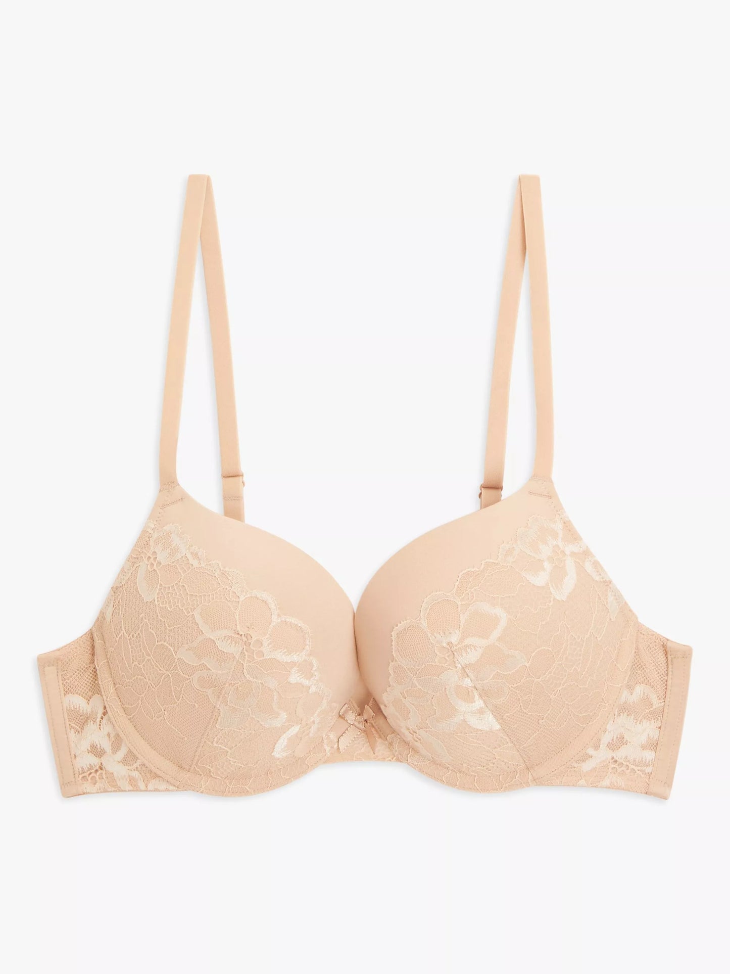 ‘Lilah’ lace push up bra in almond size 32DD