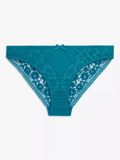 ‘Maisey’ bikini briefs in teal size 10