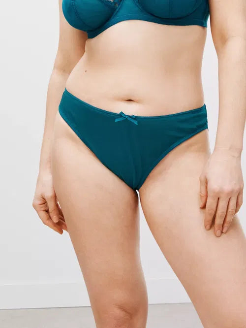 ‘Maisey’ bikini briefs in teal size 10