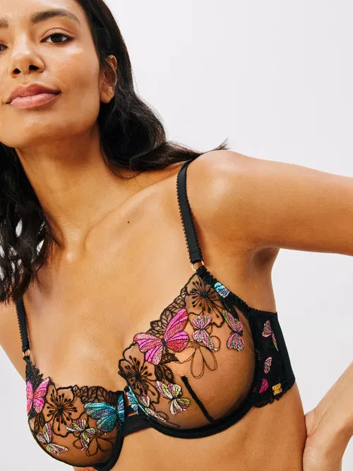 ‘Kiki’ butterfly balcony bra